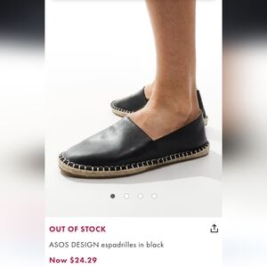 ASOS Black Espadrilles